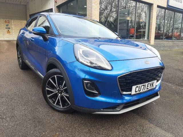 Ford Puma 1.0 EcoBoost 125ps MHEV Titanium 5dr DCT Auto Hatchback Petrol Desert Island Blue