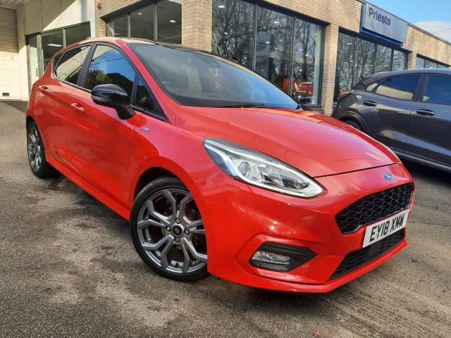 Ford Fiesta 1.0 EcoBoost 140ps ST-Line X 5dr Hatchback Petrol Race Red